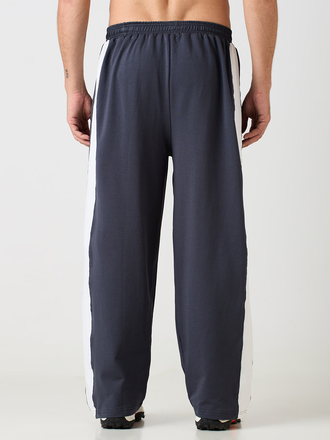 ATHCULTURE Signature Track Pant — Navy / Ivory